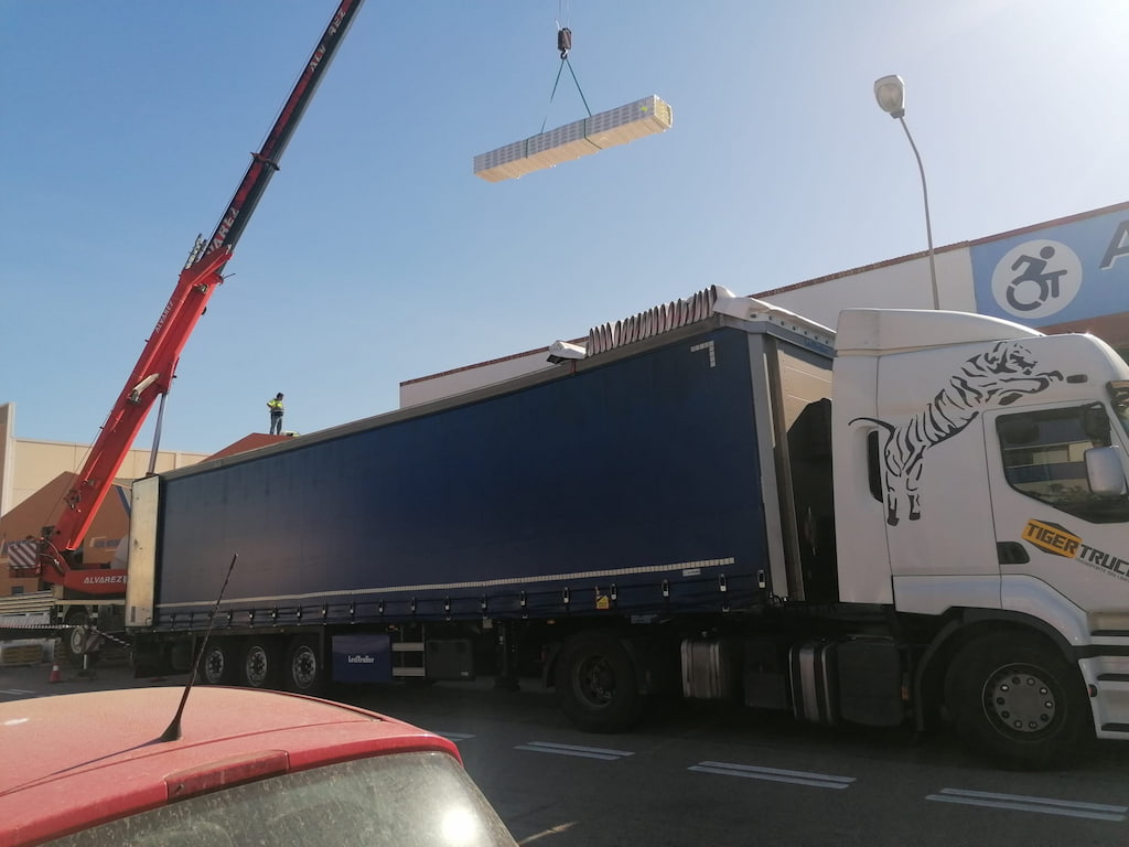 transporte de materiales de construccion